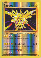 Zapdos - 42/108 - Holo Rare - Reverse Holo